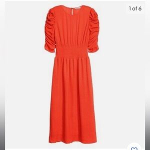 H&M women’s size 12 dress, bright orange